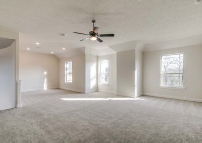 Large white carpeted room